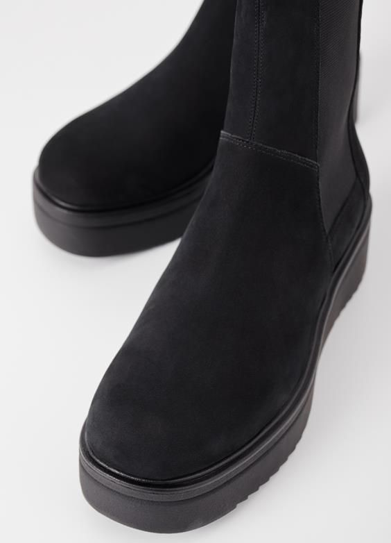 Vagabond Boots Tara Đen da lộn