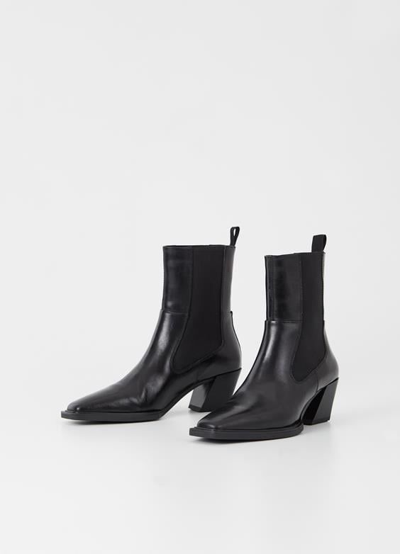 Vagabond Boots Alina Đen cổ thun