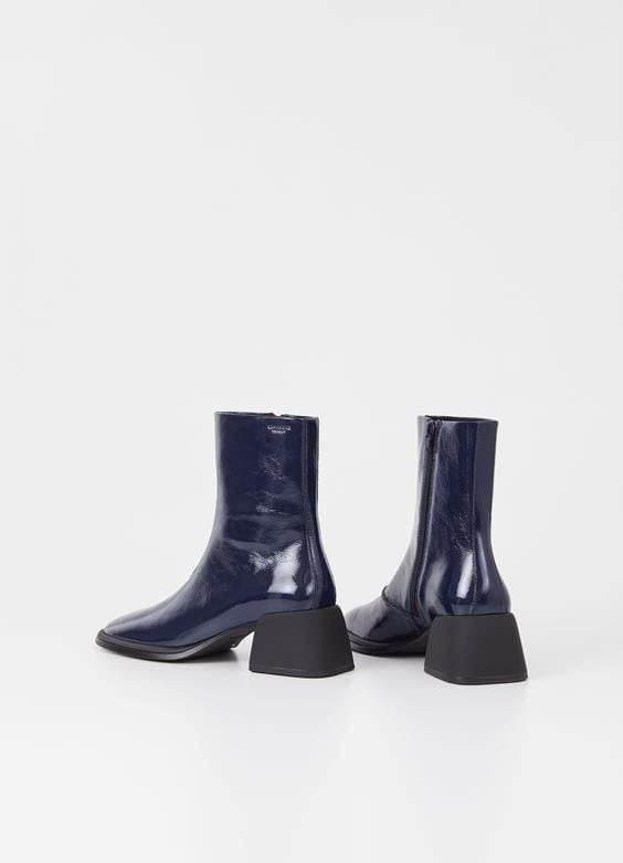 Vagabond Boots anise Xanh navy - da bóng