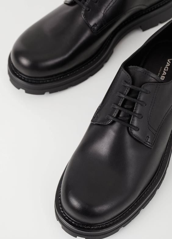 Vagabond Loafer Cosmo Đen cột dây