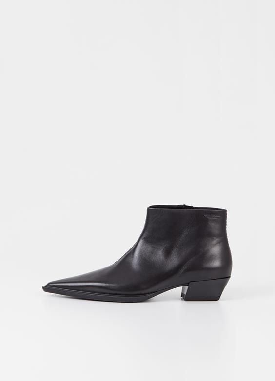 Vagabond Boot cổ ngắn-Khóa kéo