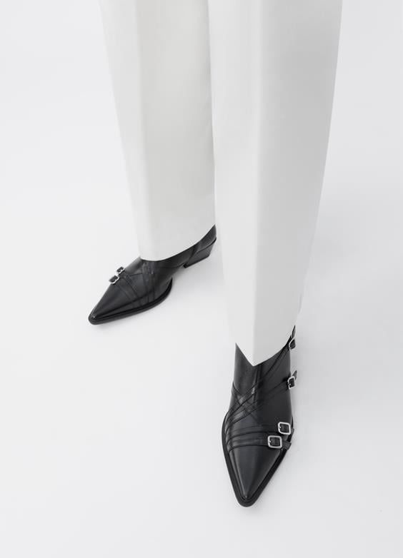 Vagabond boot cổ ngắn- khóa kéo- phụ kiện