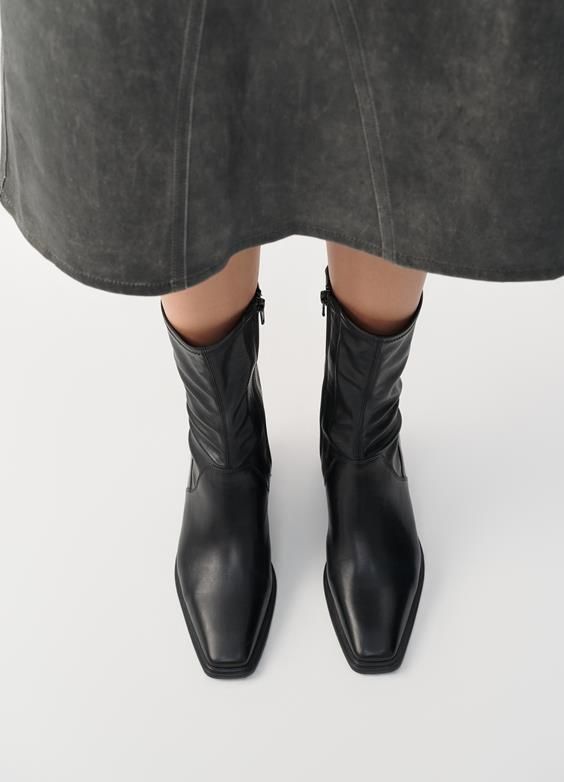 Vagabond boots Aino da mềm -khóa kéo