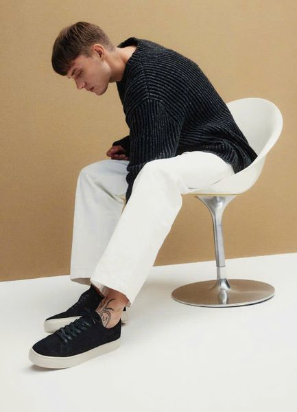  Vagabond Sneaker Đen da lộn 