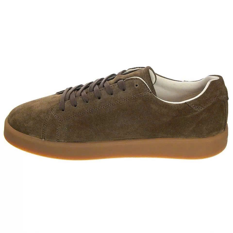 Vagabond sneaker rêu da lộn đế nâu
