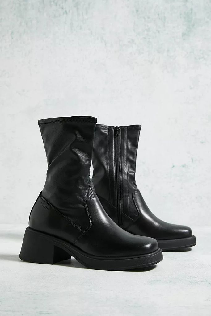 Vagabond Boots dorah da mềm - khóa kéo