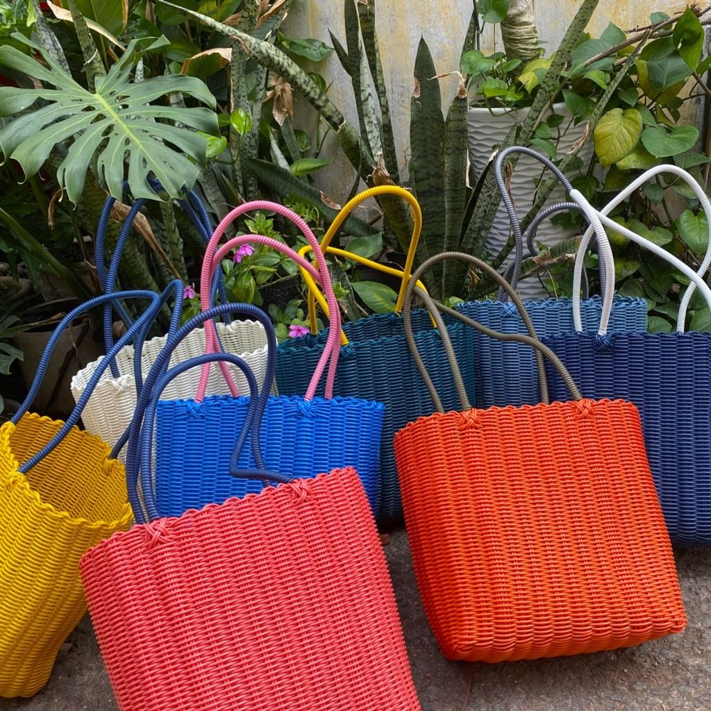 Giỏ xách PE quai dài