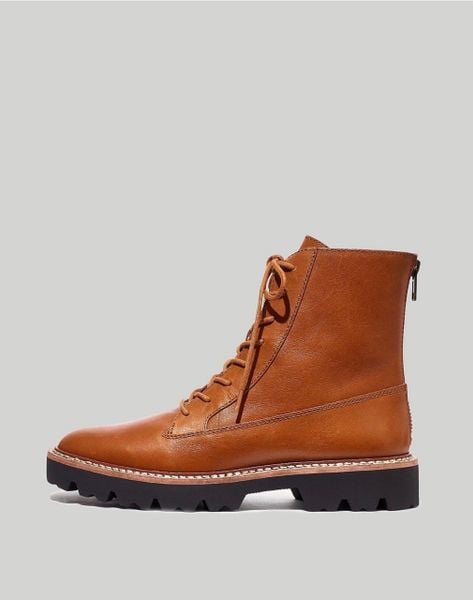  Madewell Boot Nâu cột dây 