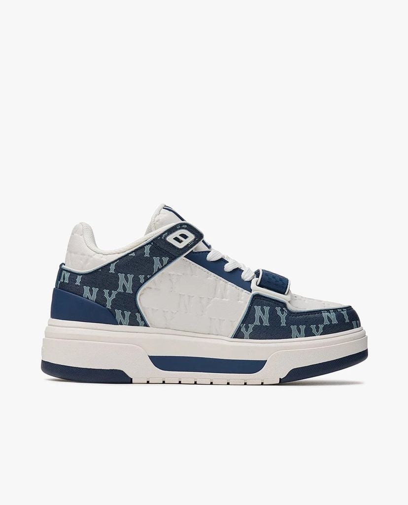 Giày MLB Sneaker Unisex Chunky Liner Mid Demin Navy