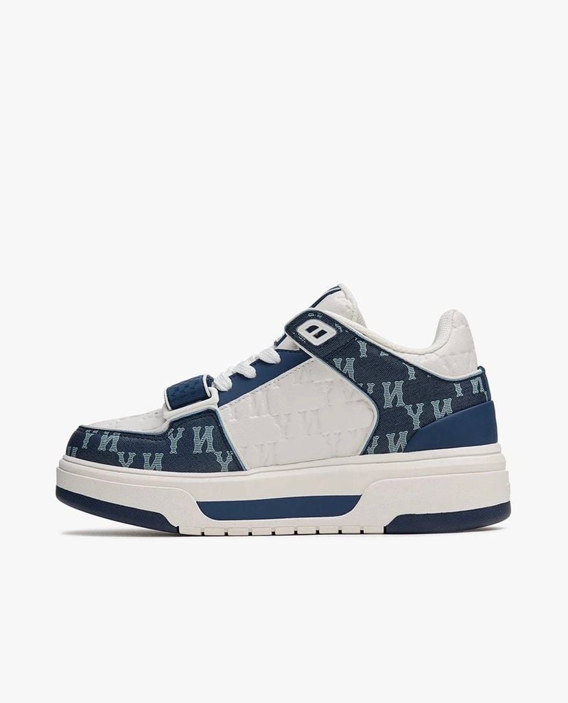 Giày MLB Sneaker Unisex Chunky Liner Mid Demin Navy