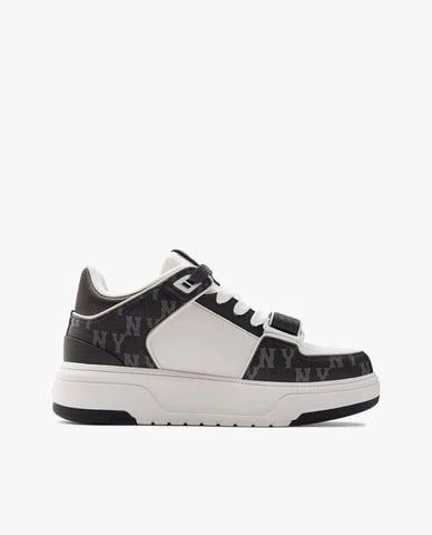Giày MLB Sneaker Unisex Chunky Liner Mid Demin Black