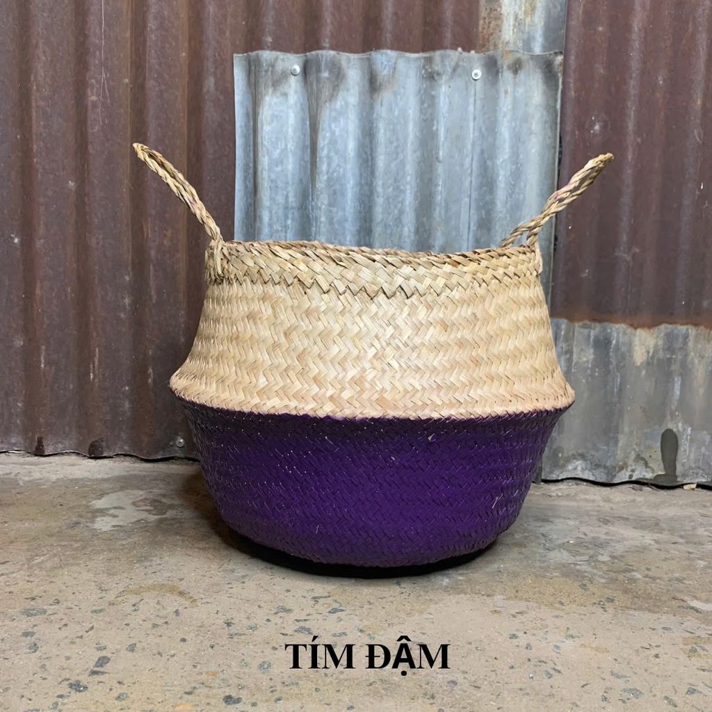 Giỏ mây nhiều màu D35