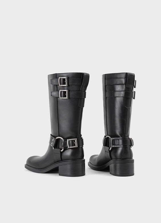 Vagabond boots dài phụ kiện