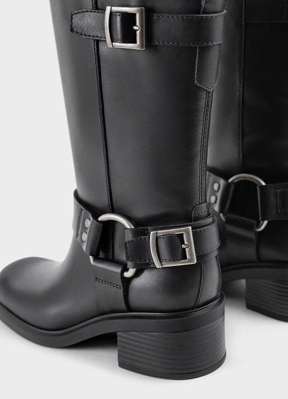 Vagabond boots dài phụ kiện