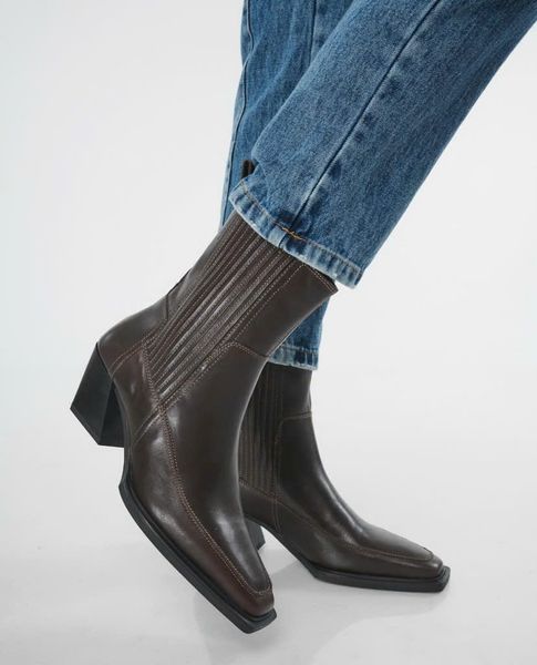  Vagabond Boots Alina Nâu kẻ sọc 