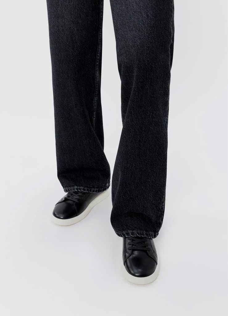 Vagabond sneaker đen đế Mayas trắng