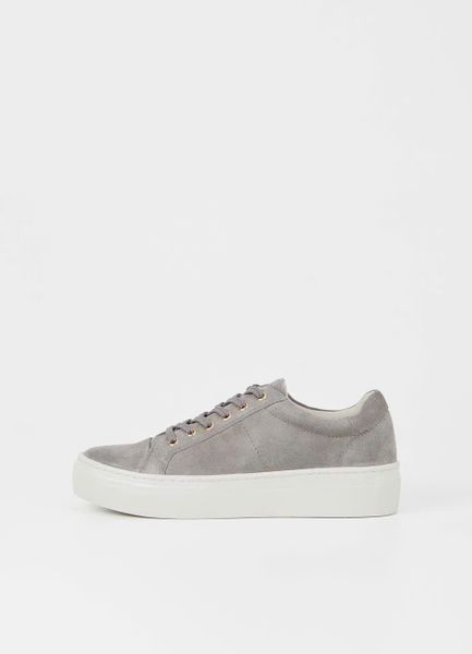  Vagabond Sneaker xám da lộn khoen vàng 