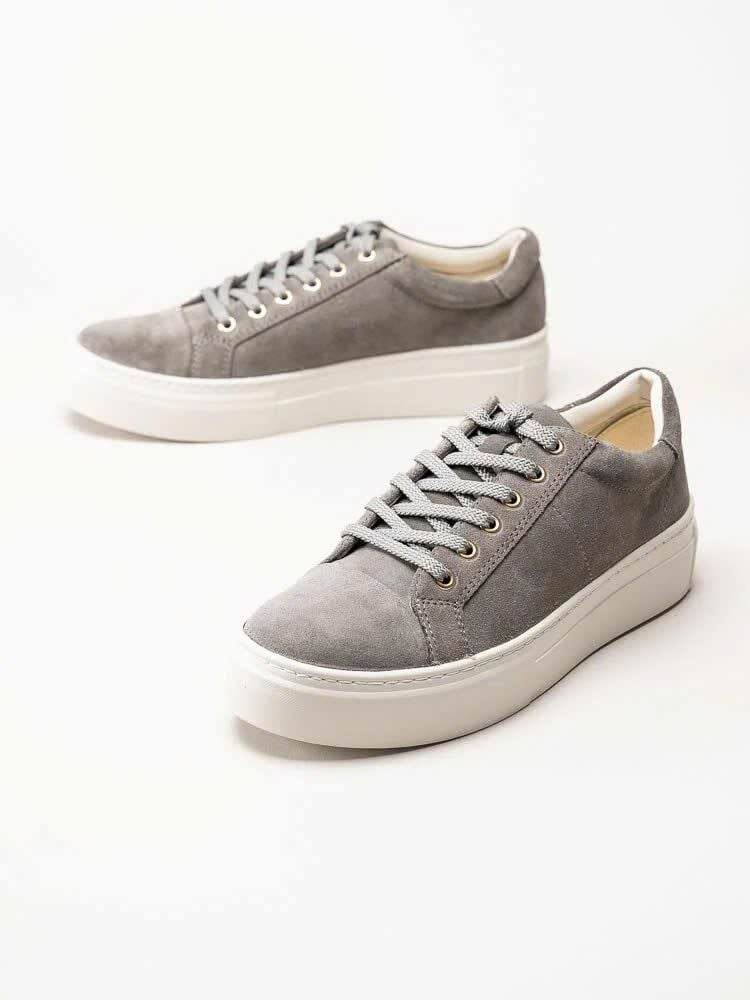 Vagabond Sneaker xám da lộn khoen vàng