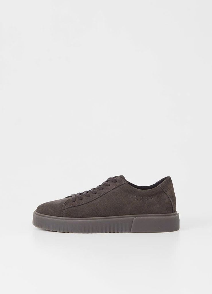 Vagabond sneaker đen xám da lộn dây nâu