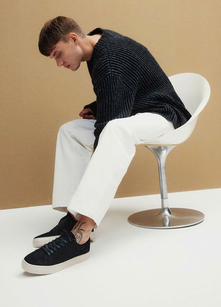 Vagabond sneaker đen da lộn