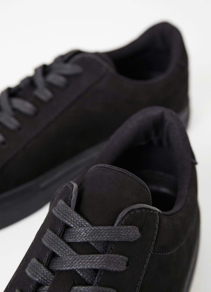 Vagabond Sneaker đen da lộn đế đen