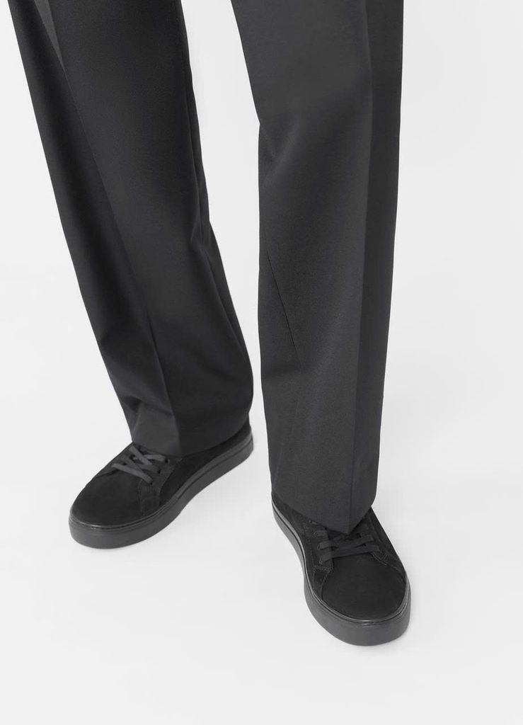 Vagabond Sneaker đen da lộn đế đen