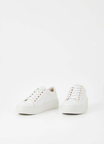  Vagabond sneaker trắng khoen vàng 