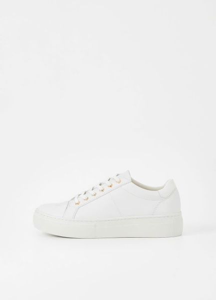  Vagabond sneaker trắng khoen vàng 