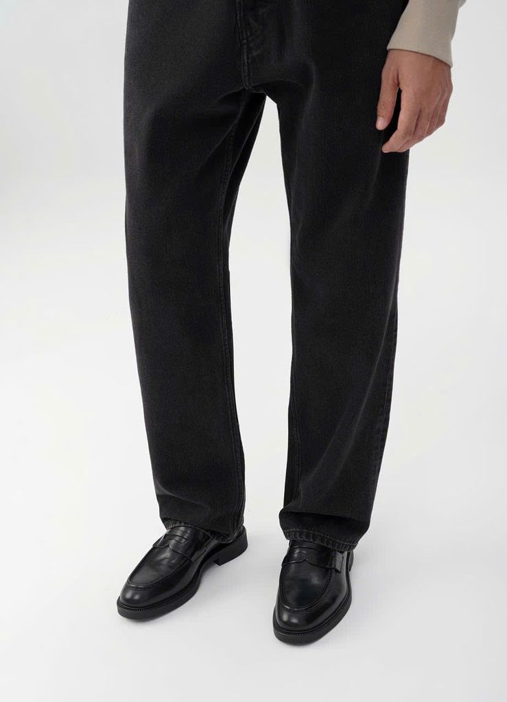 Vagabond Loafer đen mờ