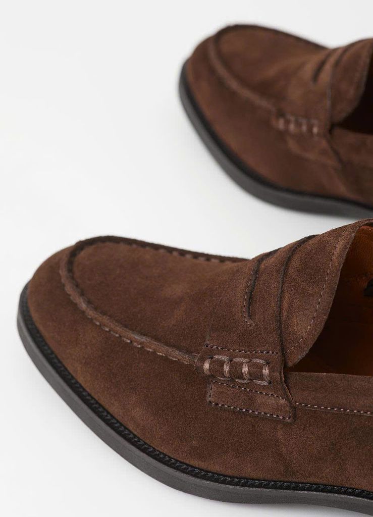 Vagabond  Loafer nâu da lộn