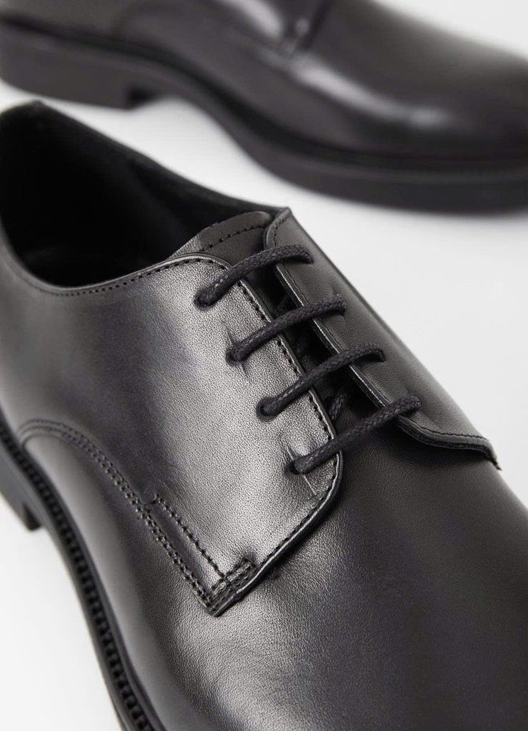 Vagabond Loafer Đen cột dây