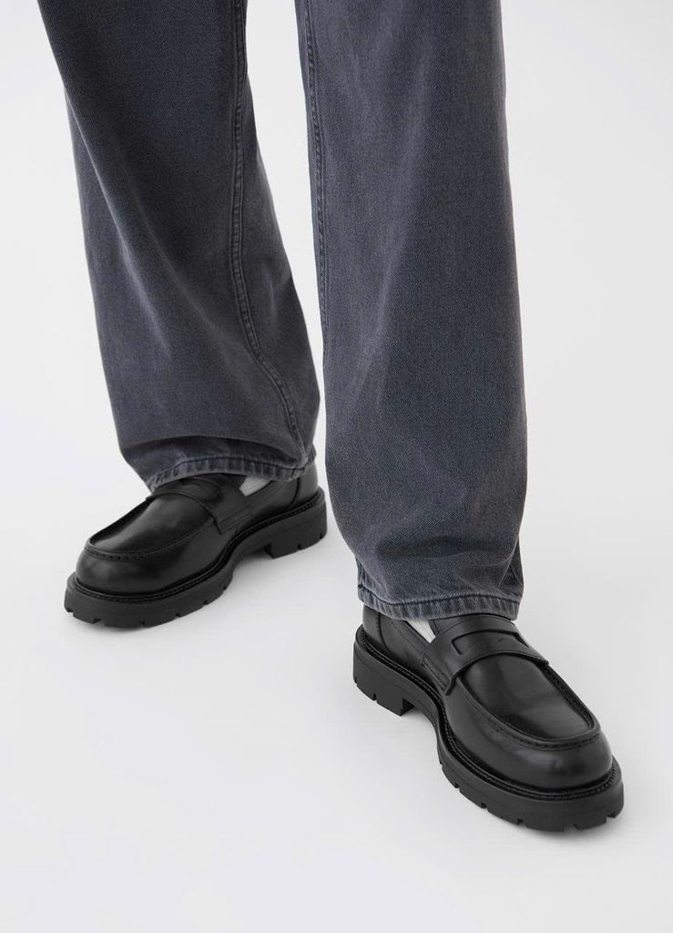 Vagabond Loafer Cosmo đen da mờ