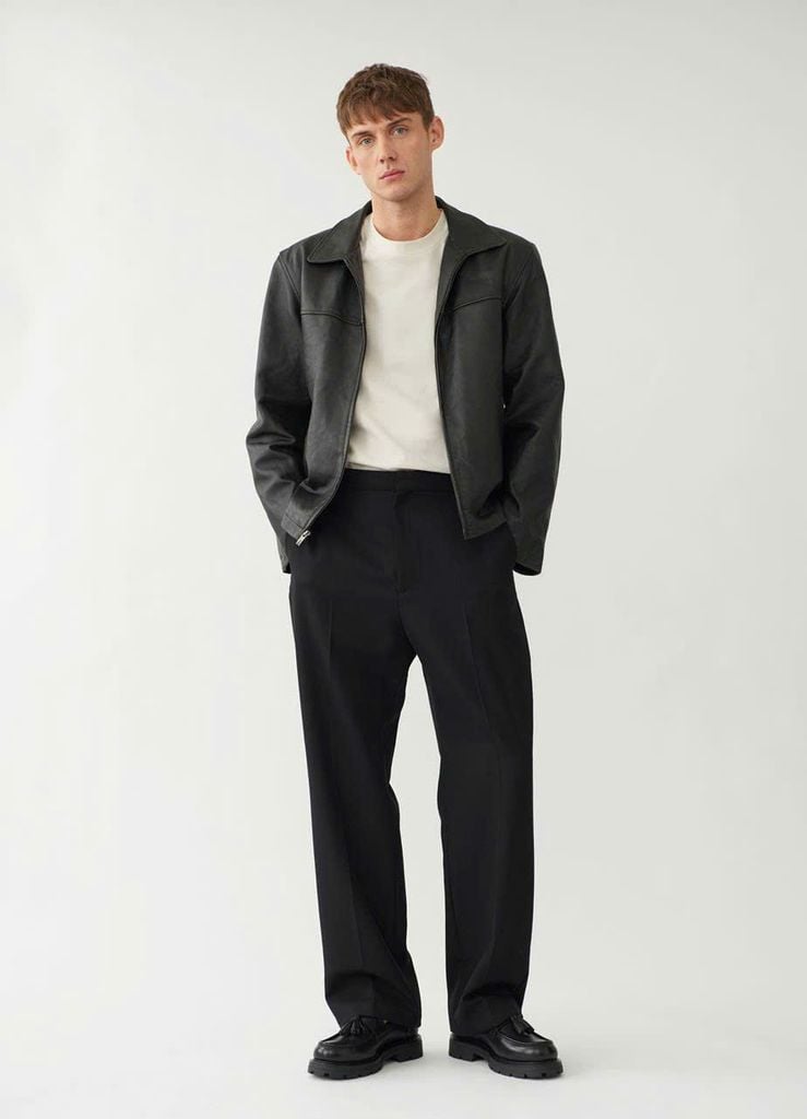 Vagabond Loafer Cosmo Đen - tua rua