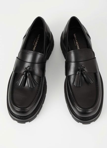  Vagabond Loafer Cosmo Đen - tua rua 