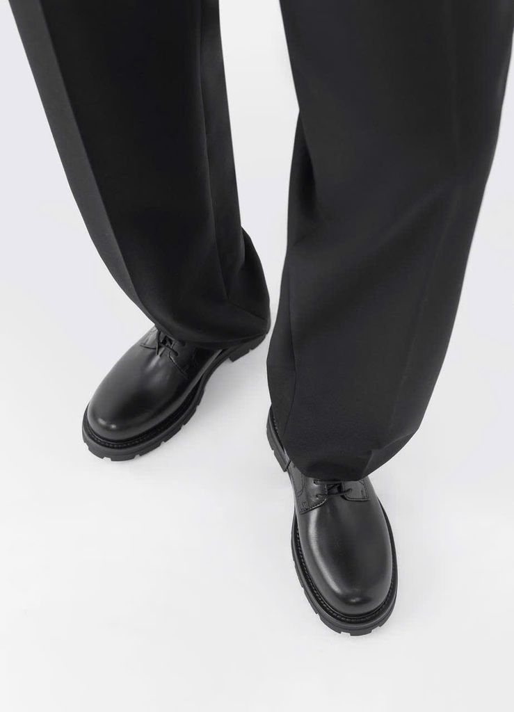Vagabond Loafer Cosmo Đen - tua rua