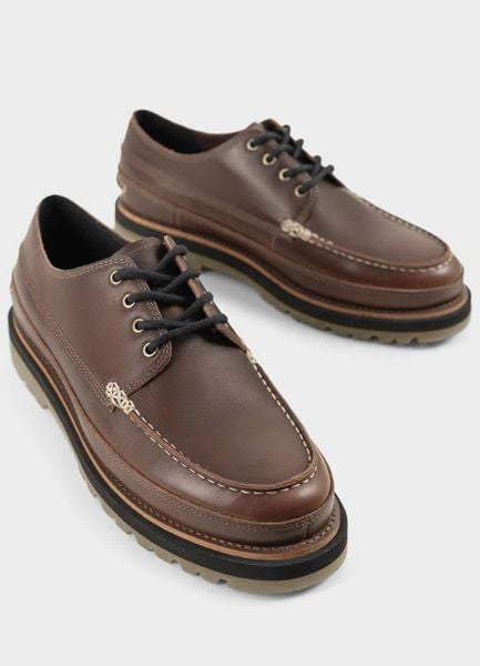  Vagabond Loafer Nâu cột dây 