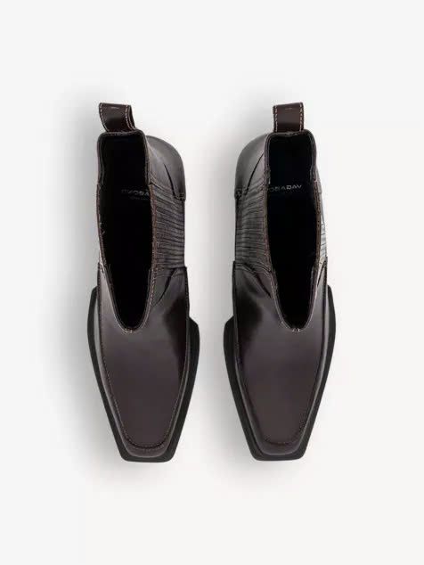 Vagabond Boots Alina Nâu kẻ sọc
