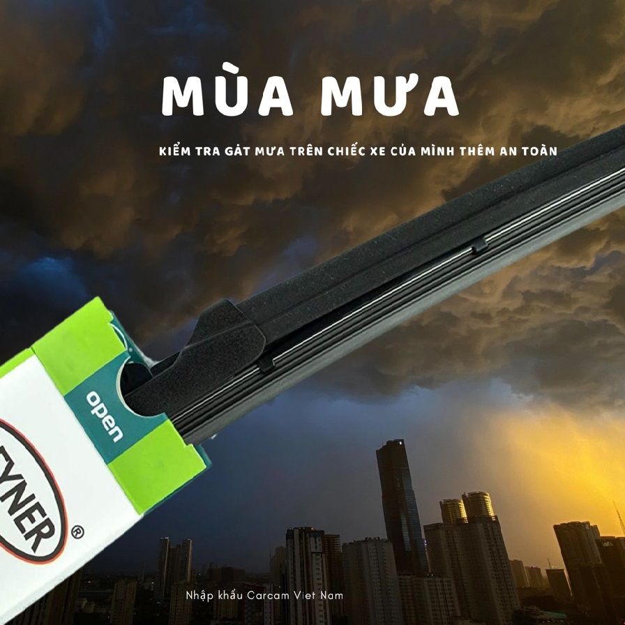  Gạt Mưa Ô Tô Heyner Germany Gạt Mềm Lõi Thép 