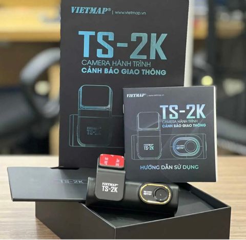  Vietmap TS2K Lite 2K Ghi Hình Trước Sau Không Cảnh Báo Giao Thông 