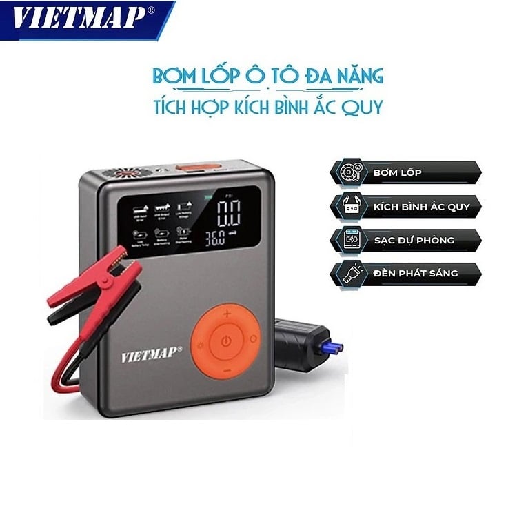  Vietmap MF139 Pro Bơm Điện Đa Năng Dành Cho Ô Tô 