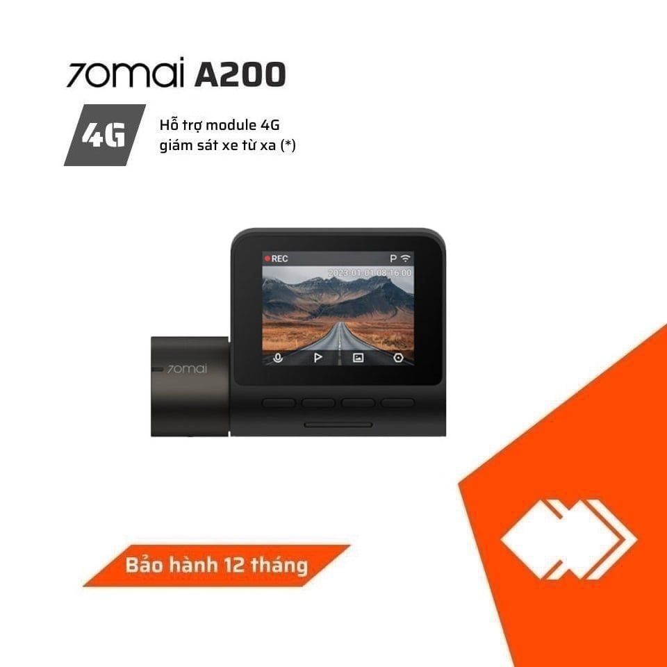  70mai A200 FHD Bản Quốc Tế Thẻ Nhớ 64GB 