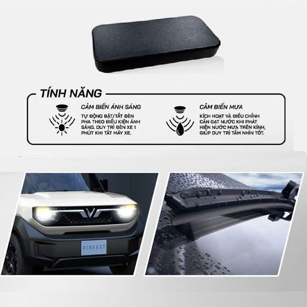  Cảm Biến Gạt Mưa Và Đèn Tự Động Cho Xe Vinfast VF3 