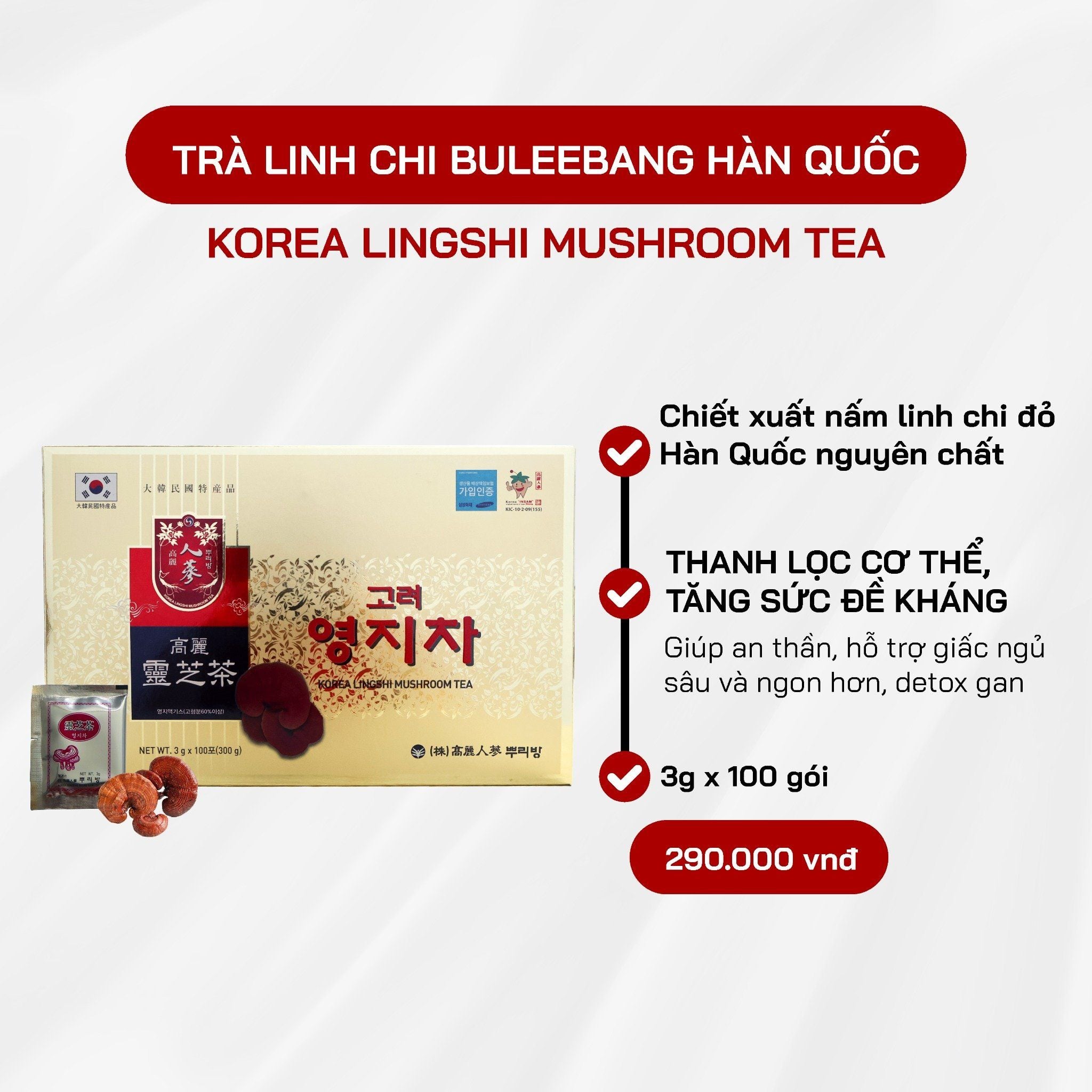  Trà Linh Chi Buleebang 