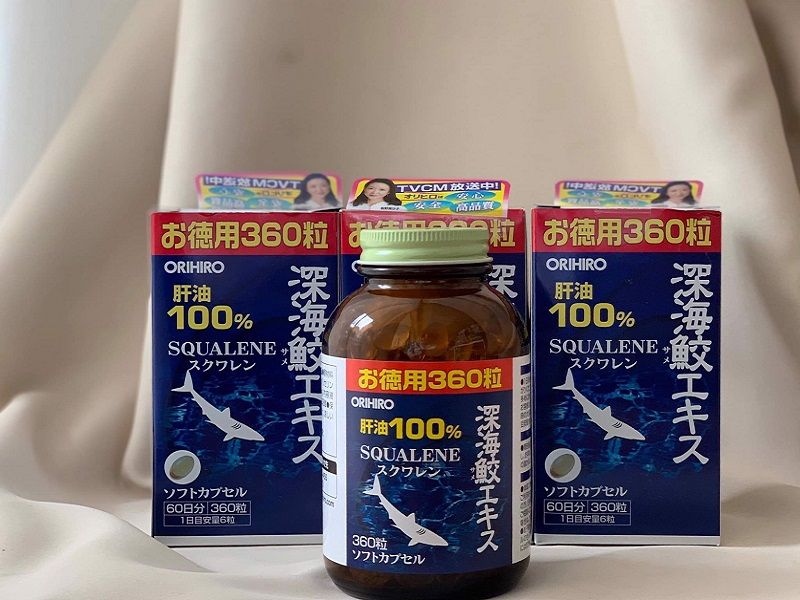  TP Orihiro Sụn vi cá mập 
100% Squalene 390v 
