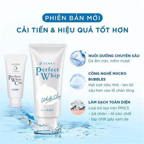  MP Sữa rửa mặt Senka Perfect Whip trắng 