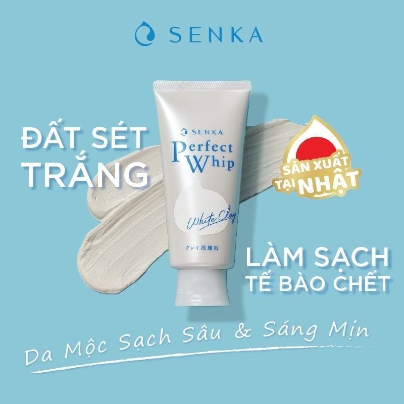  MP Sữa rửa mặt Senka Perfect Whip trắng 