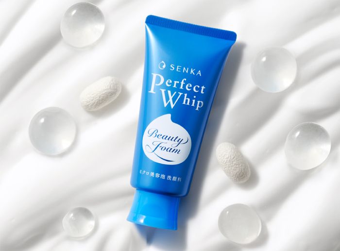  MP Sữa rửa mặt Senka Perfect Whip xanh dương 