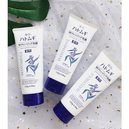  MP Sữa rửa mặt ý dĩ Hatomugi 130g trắng 