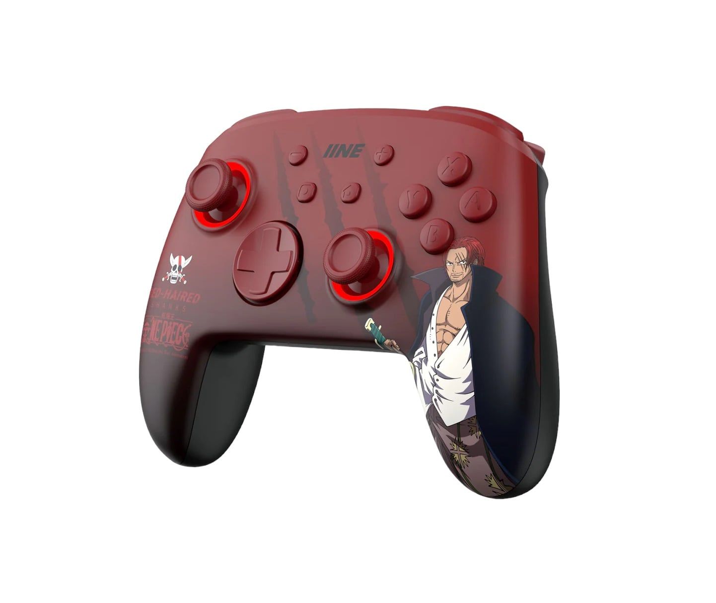  Tay cầm Nintendo Switch Pro Controller Cartoon One Piece Đen Đỏ IINE L928 
