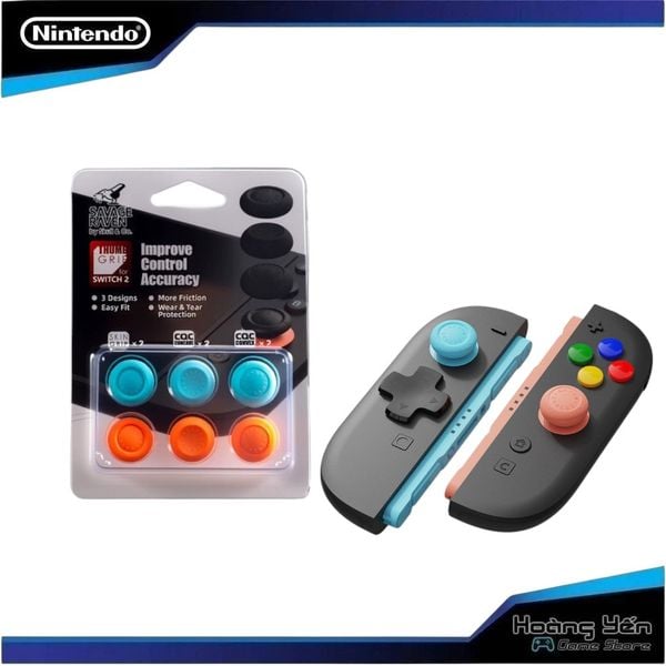 Nút Bọc Analog Cho Nintendo Switch 2 Chính Hãng Skull & Co 